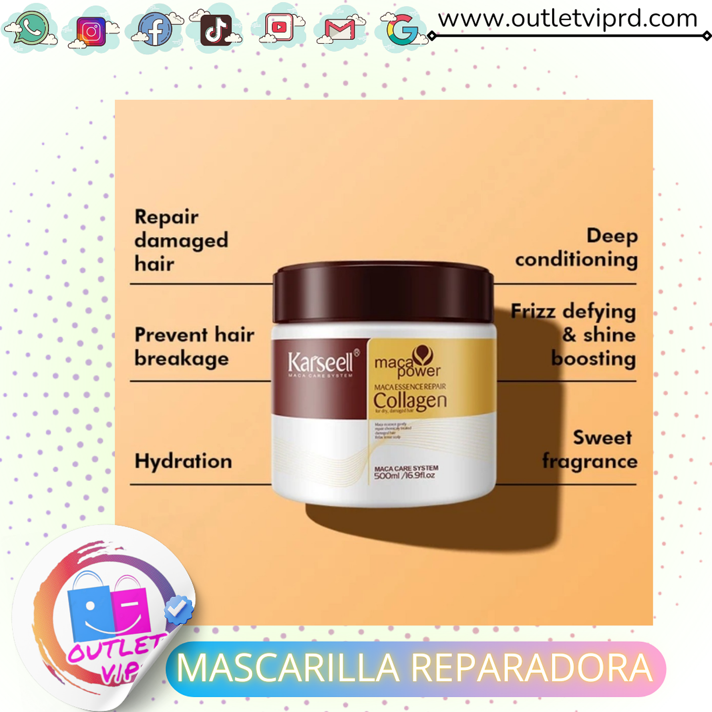 Mascarilla Reparadora Capilar  8