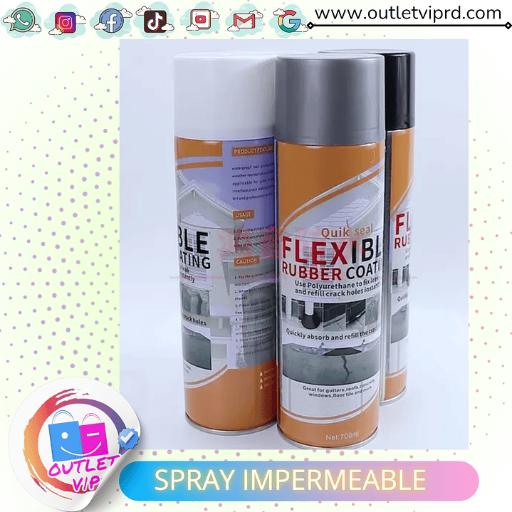 Spray impermeable corrector de fugas  7