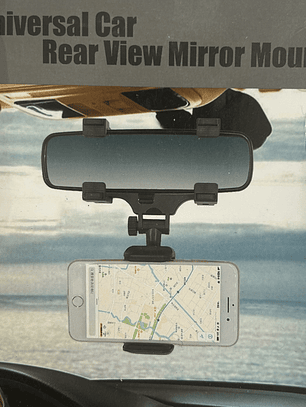 SOPORTE CELULAR PARA ESPEJO DE AUTO 
