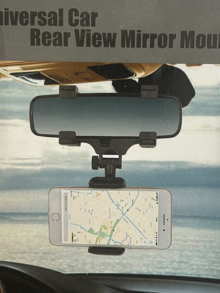 SOPORTE CELULAR PARA ESPEJO DE AUTO  1