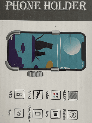 SOPORTE PARA CELULAR METALICO PARA MOTO O BICICLETA 