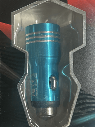 CARGADOR AUTO  2 PUERTOS USB  