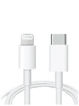 CABLE IPHONE  A C   EN BOLSA  DE 1 METRO 