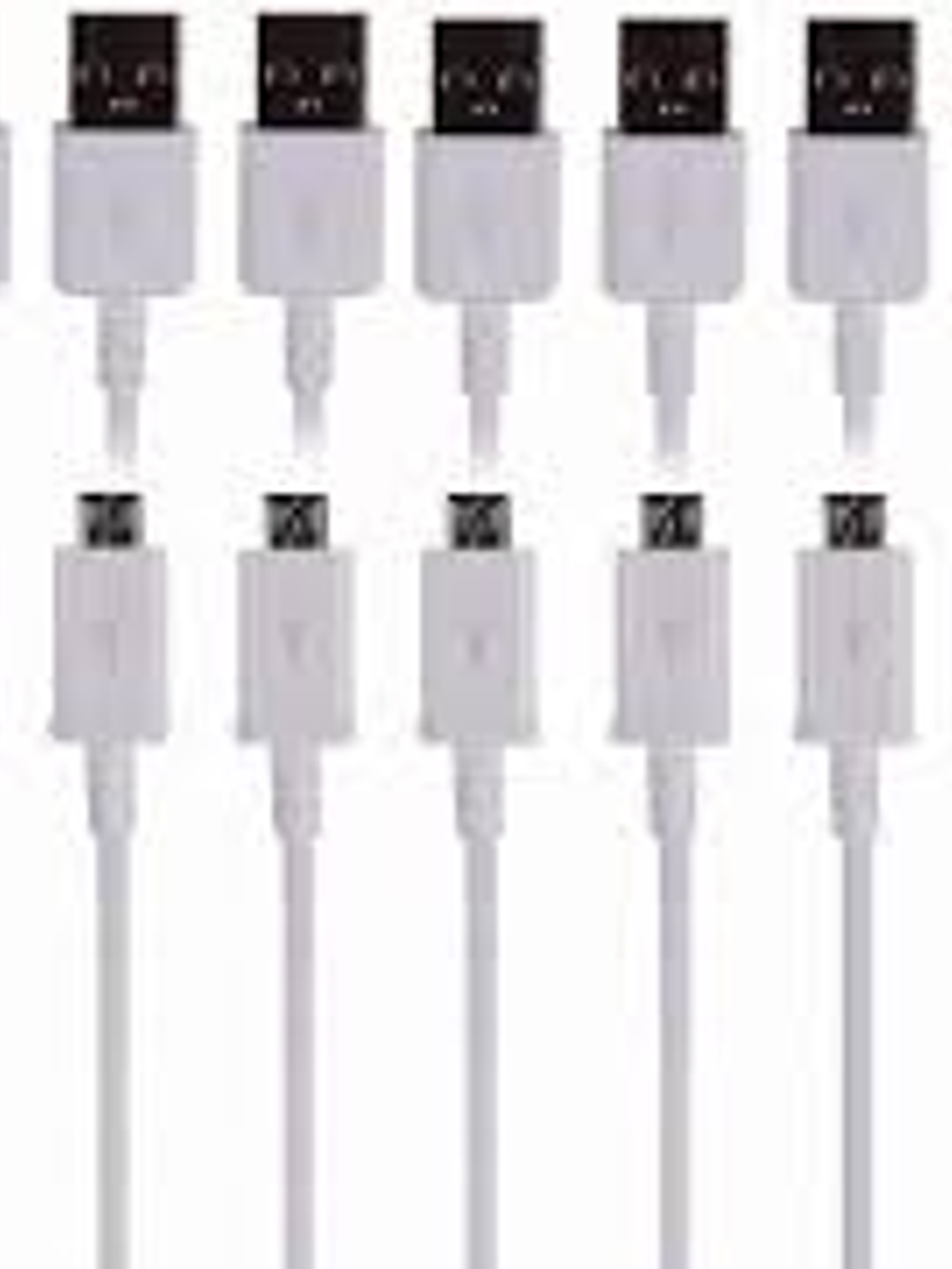 PACK DE 10 CABLES MICRO USB DE 1 METRO 1