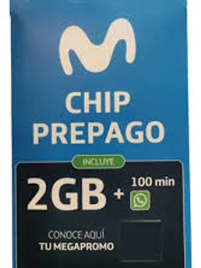 PACK DE 10 CHIP MOVISTAR 1