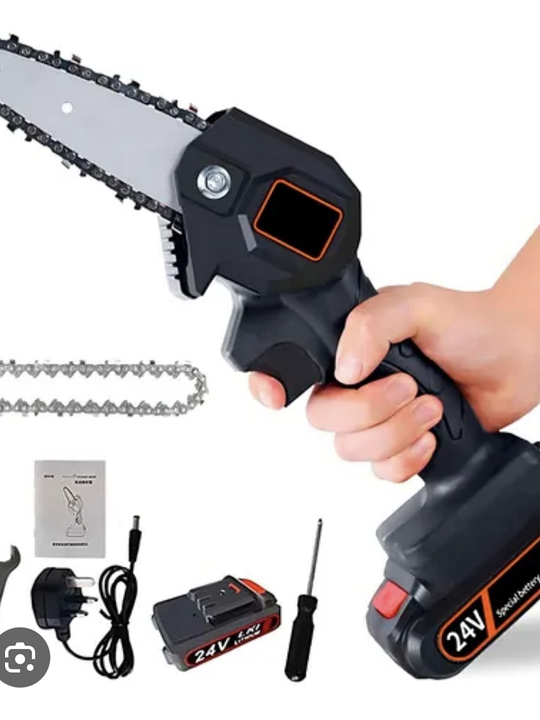 MOTOSIERRA ELECTRICA INALAMBRICA PORTATIL  1