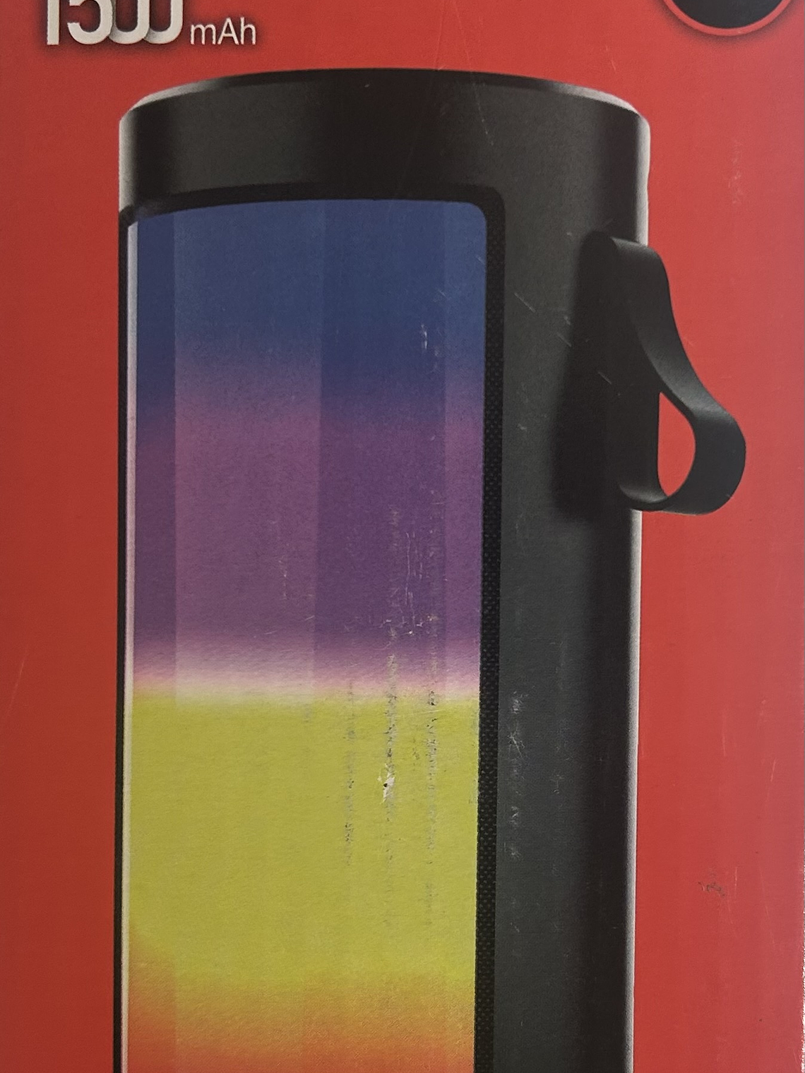 PARLANTE  TIPO BAZUCA PEQUEÑO  CON LUZ  ,PARA PENDRIVE  AUXILIAR RADIO  1