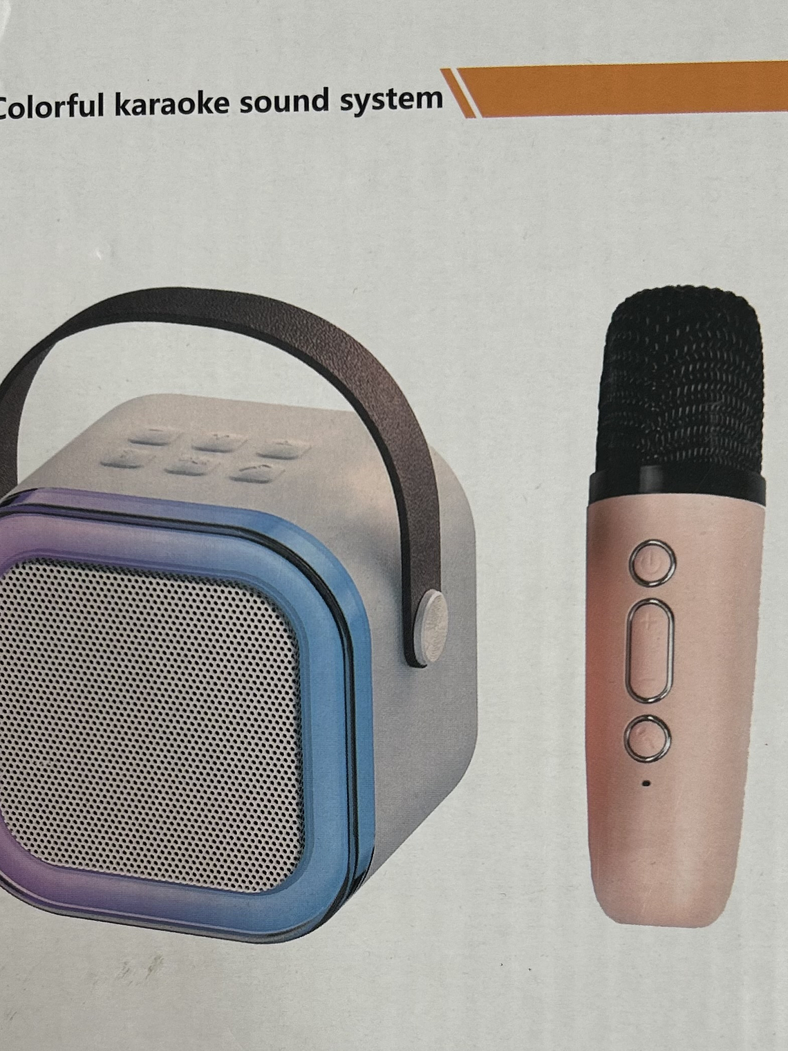 PARLANTE KARAOKE CON UN MICROFONO  1