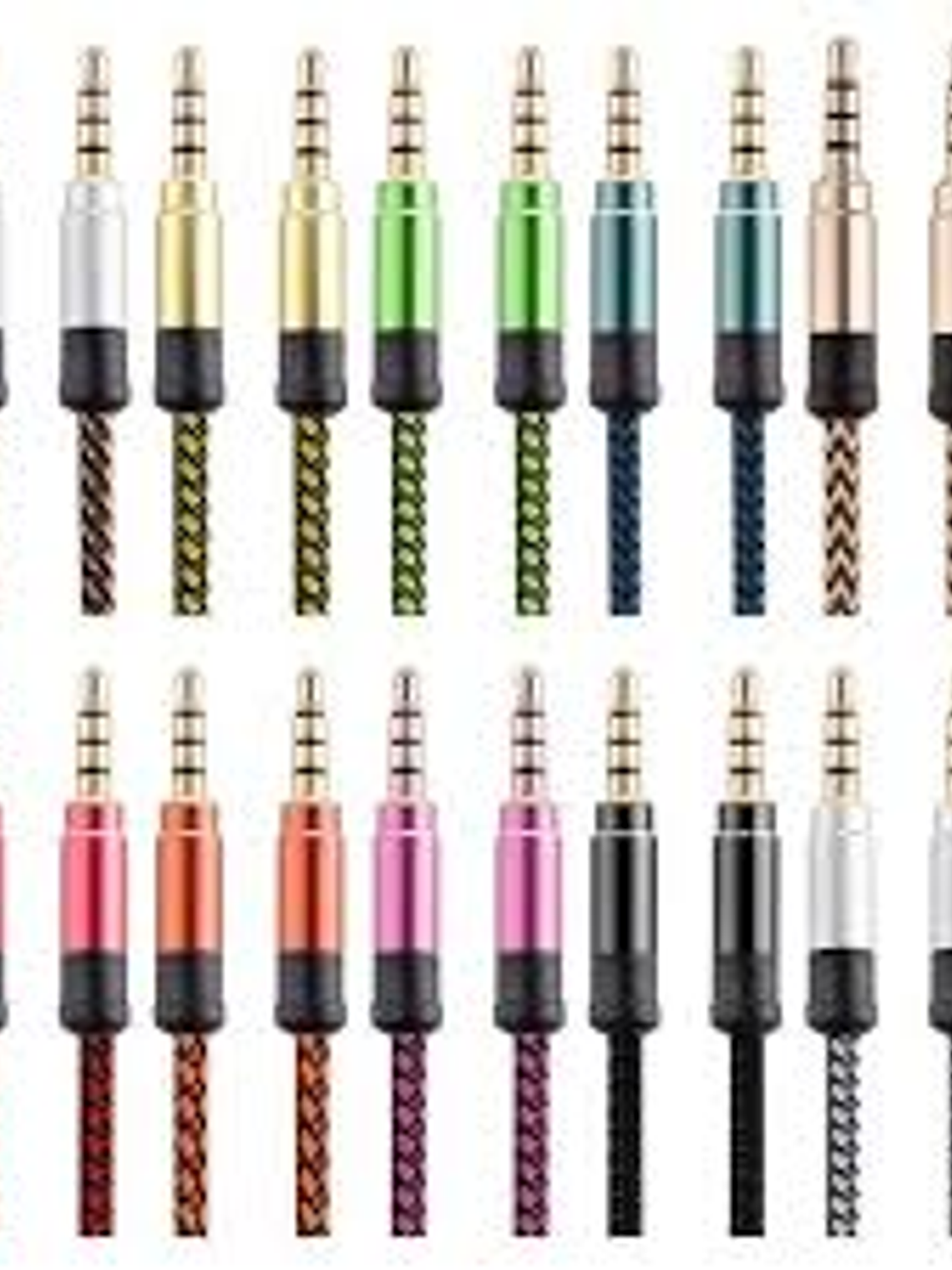 PACK DE 10  CABLE AUXILIAR 1.5 METROS  1