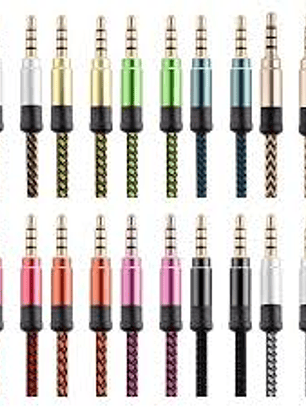 PACK DE 10  CABLE AUXILIAR 1.5 METROS 