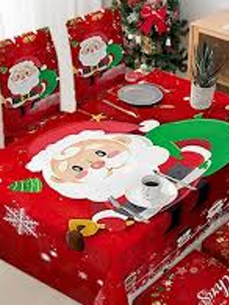 MANTELES DE NAVIDAD  150 X 220   VARIOS COLORES 1