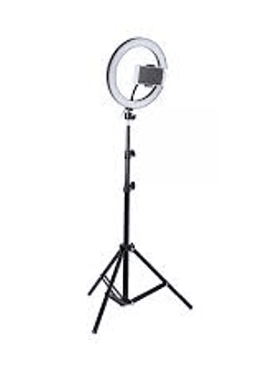 Aro de Luz LED 30  CM   + Tripode 2Mtrs + Porta Celular  