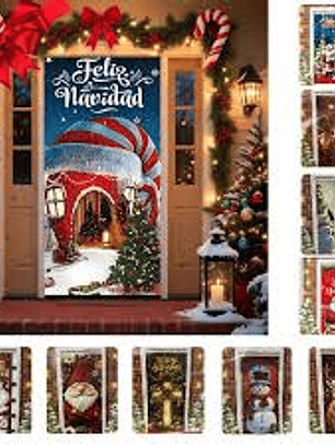 CUBRE PUERTA NAVIDAD 