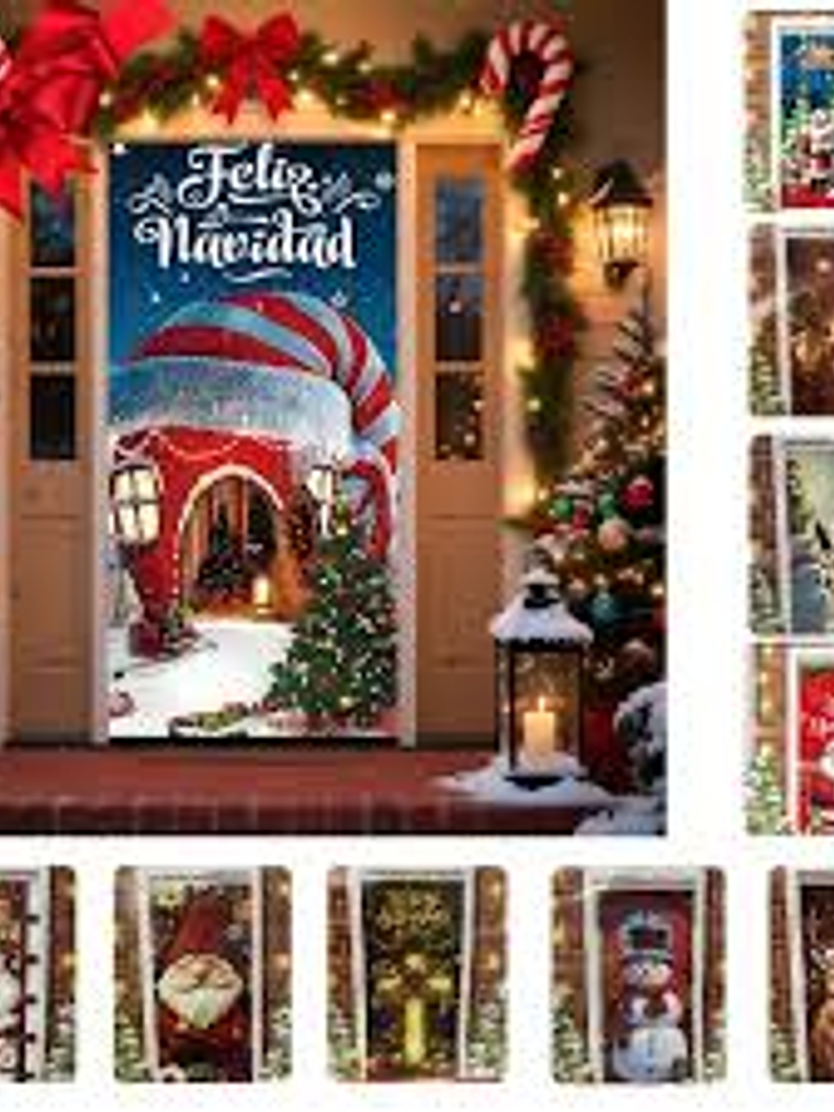CUBRE PUERTA NAVIDAD  1
