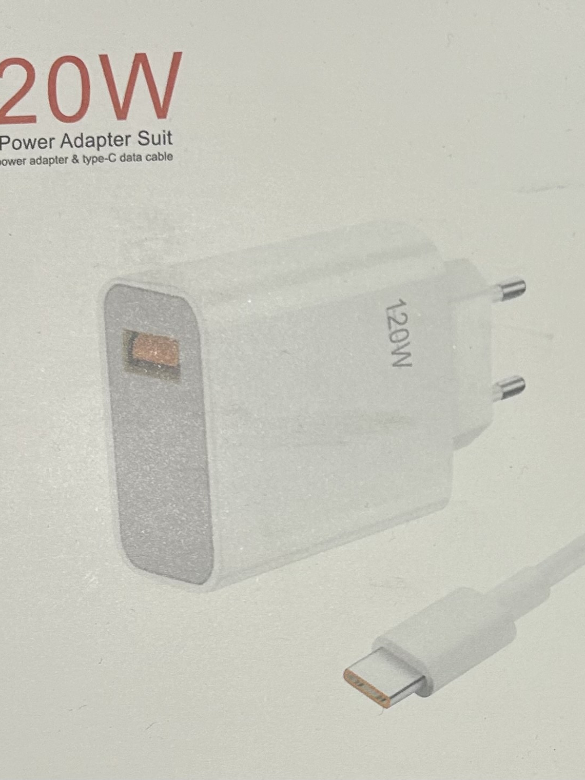 CARGADOR  COMPLETO TIPO C  120W  CARGA RAPIDA 1