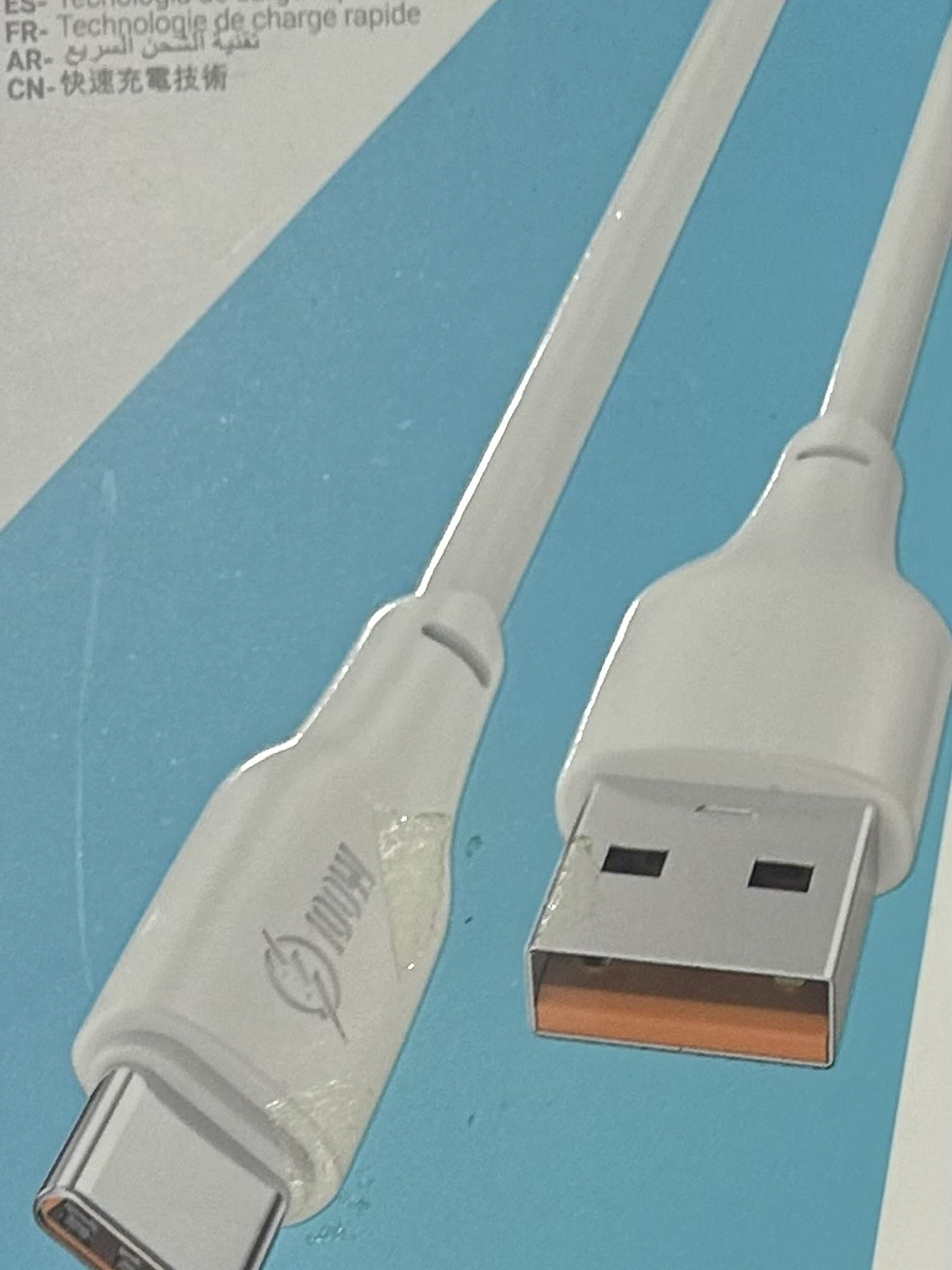 CABLE USB  TIPO  HOCO  1 MT CERTIFICADO 100W  RAPIDO 1