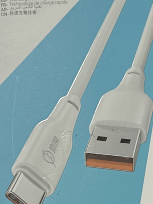 CABLE USB  TIPO  HOCO  1 MT CERTIFICADO 100W  RAPIDO