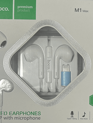 AUDIFONOS   IPHONE  HOCO CERTIFICADO EXELENTES 