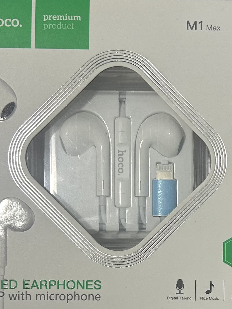 AUDIFONOS   IPHONE  HOCO CERTIFICADO EXELENTES  1