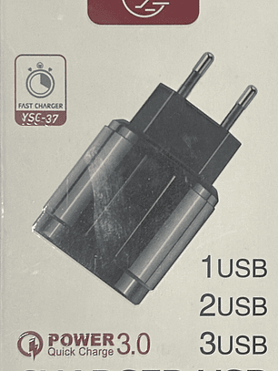 ADAPTADOR   CON TRES USB  3.0 