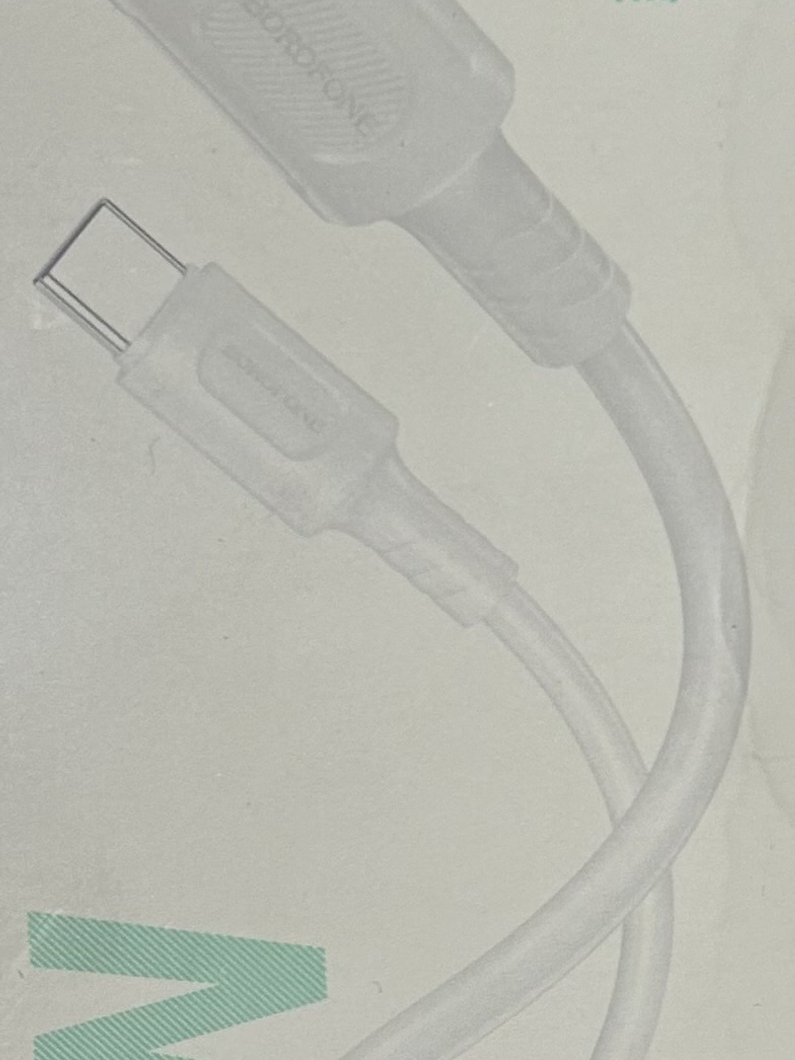 CABLE  IPHONE  A  C   27 W BOROFONE 1 MT   CERTIFICADO  1