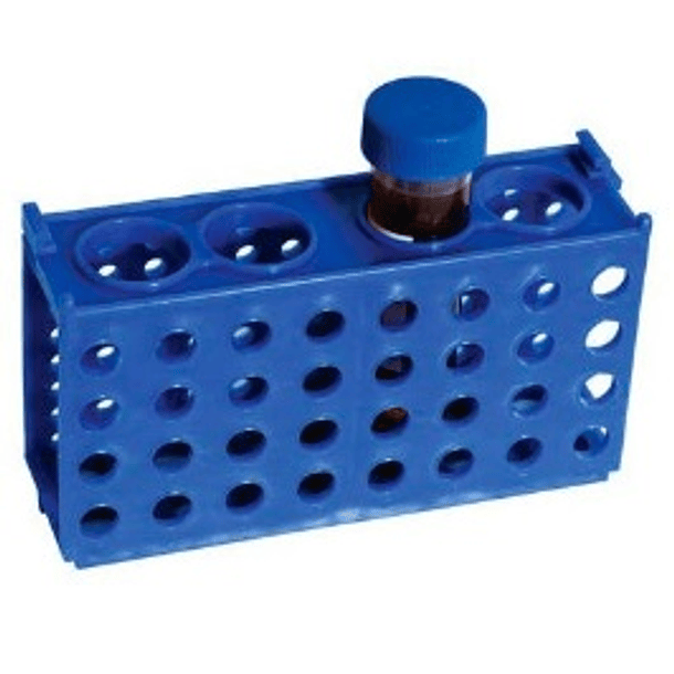 Gradilla Pp Multiuso P/Tubos 50-15-0.5 Y 1.5 mL