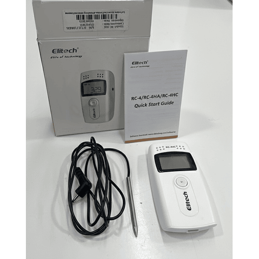 Registrador de Temperatura Elitech RC-4HC