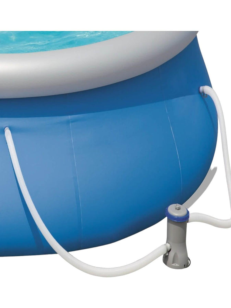 Piscina Bestway Redonda Fácil Armado con filtro 3.96MX84Cm 3