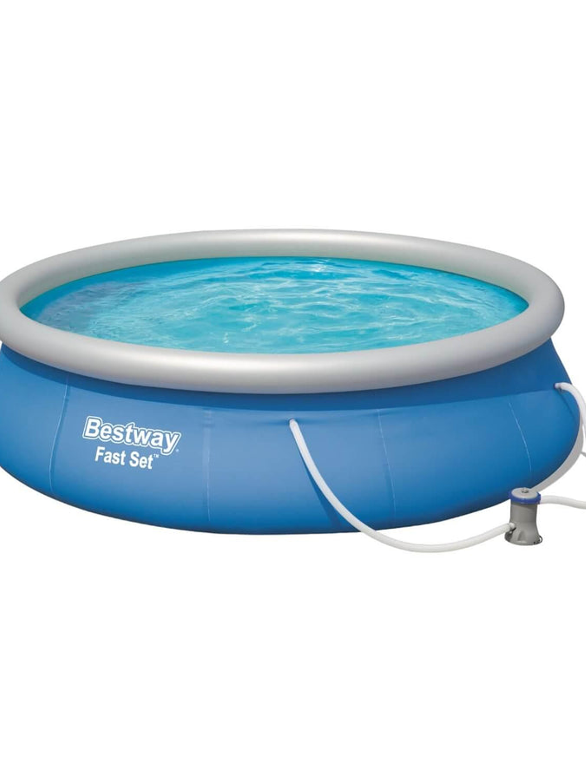 Piscina Bestway Redonda Fácil Armado con filtro 3.96MX84Cm 1