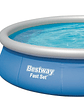 Piscina Bestway Redonda Fácil Armado con filtro 3.96MX84Cm - Miniatura 2