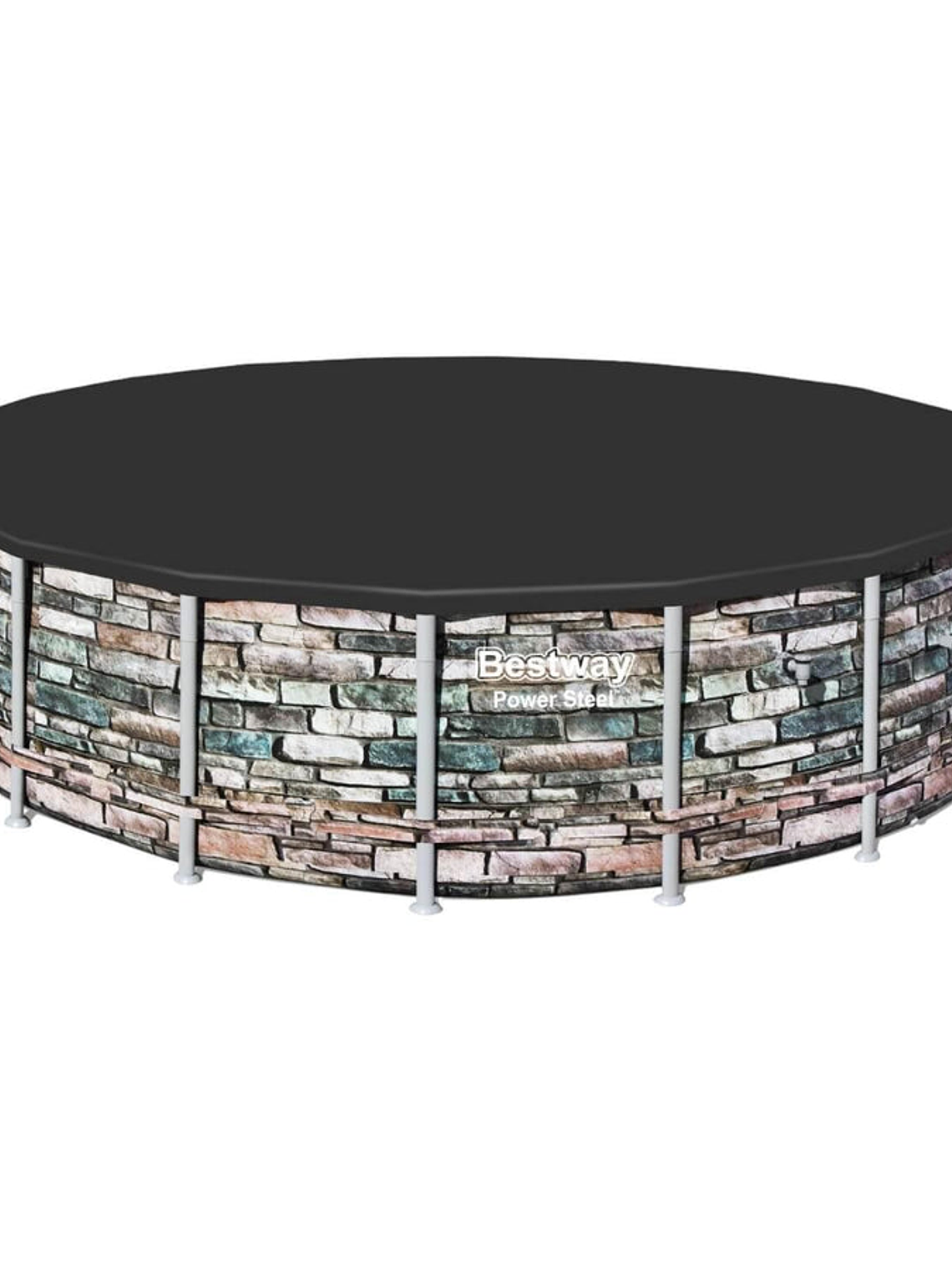 Piscina Bestway Redonda Filtro + Accesorios 6.10X1.32M 5