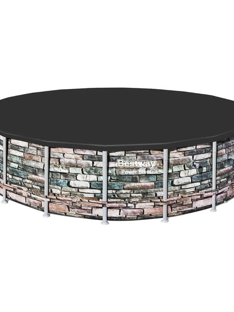 Piscina Bestway Redonda Filtro + Accesorios 6.10X1.32M 5