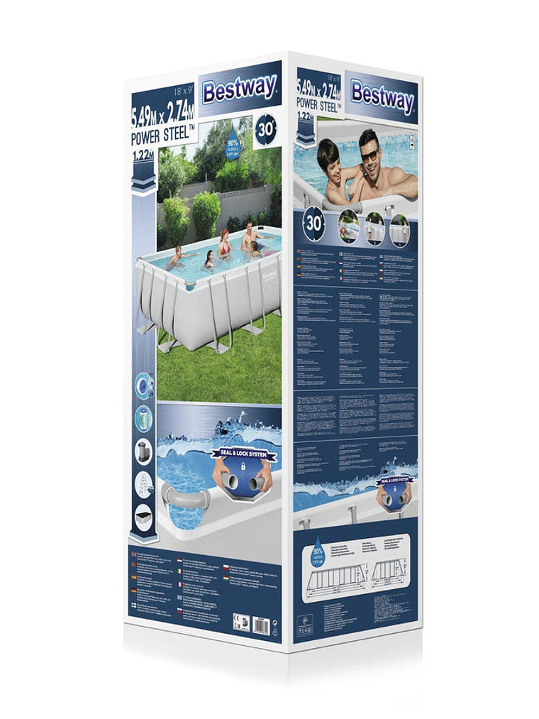 Piscina Bestway o 6.40X2.74X1.32M 4