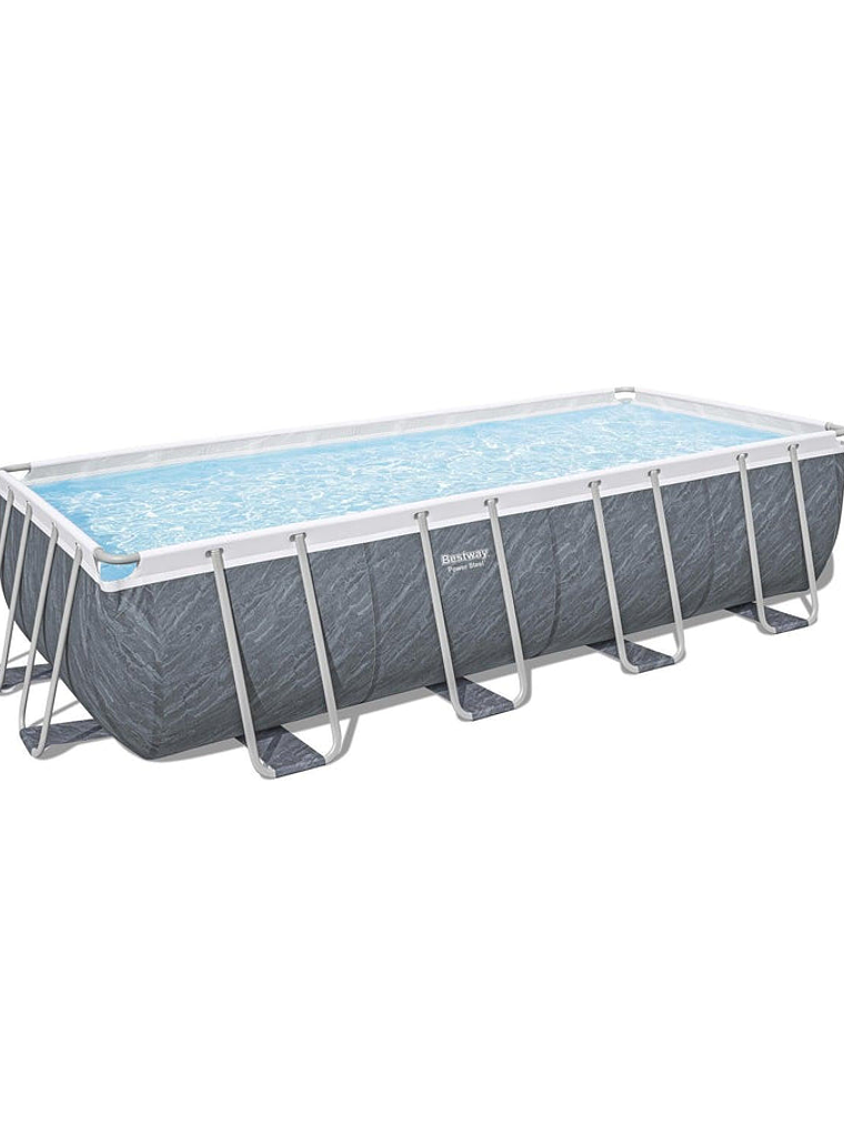 Piscina Bestway Rectangular C/Filtro Gris 5.49MX2.74MX1.22M 1
