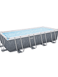 Piscina Bestway Rectangular C/Filtro Gris 5.49MX2.74MX1.22M - Miniatura 1