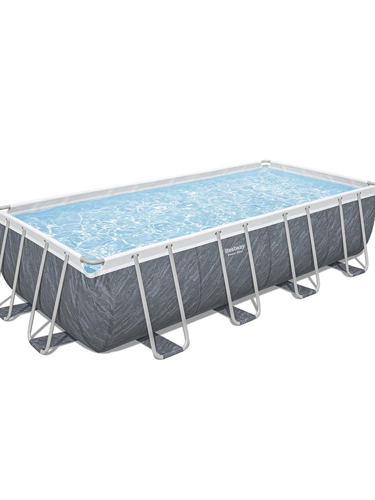 Piscina Bestway Rectangular C/Filtro Gris 5.49MX2.74MX1.22M 4