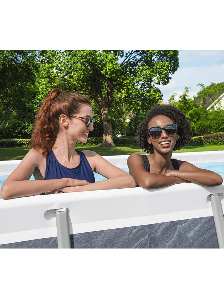 Piscina Bestway Rectangular C/Filtro Gris 5.49MX2.74MX1.22M 14