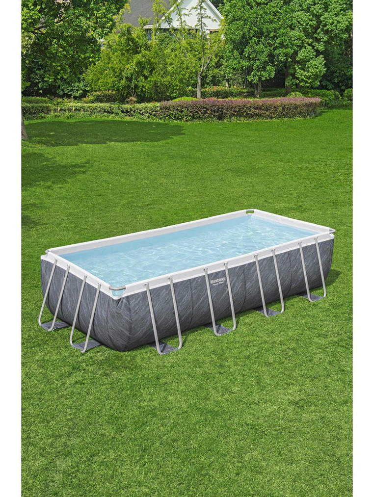 Piscina Bestway Rectangular C/Filtro Gris 5.49MX2.74MX1.22M 16