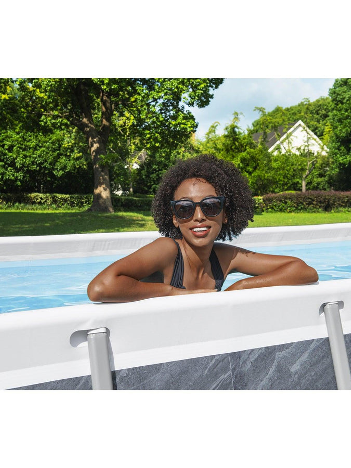 Piscina Bestway Rectangular C/Filtro Gris 5.49MX2.74MX1.22M 17