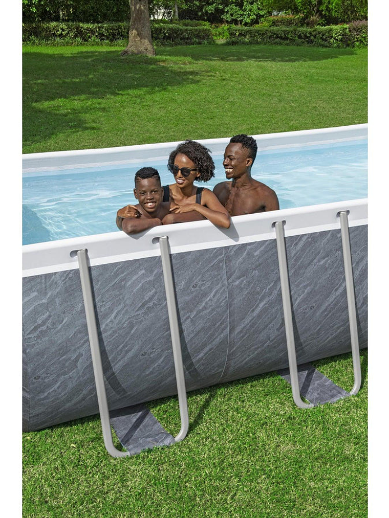 Piscina Bestway Rectangular C/Filtro Gris 5.49MX2.74MX1.22M 21