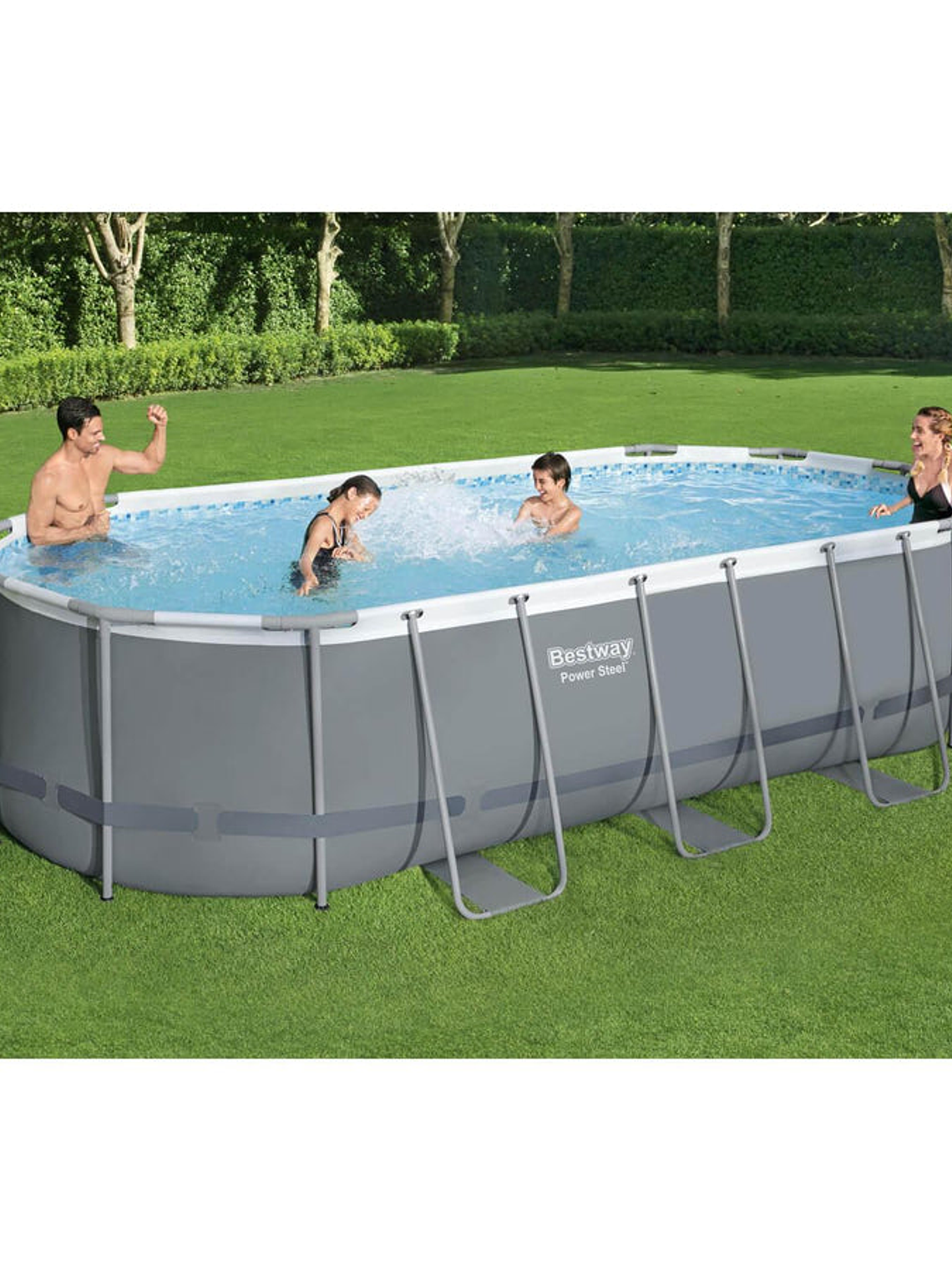 Piscina Bestway Ovalada Filtro + Accesorios 5.49X2.74X1.22M 2