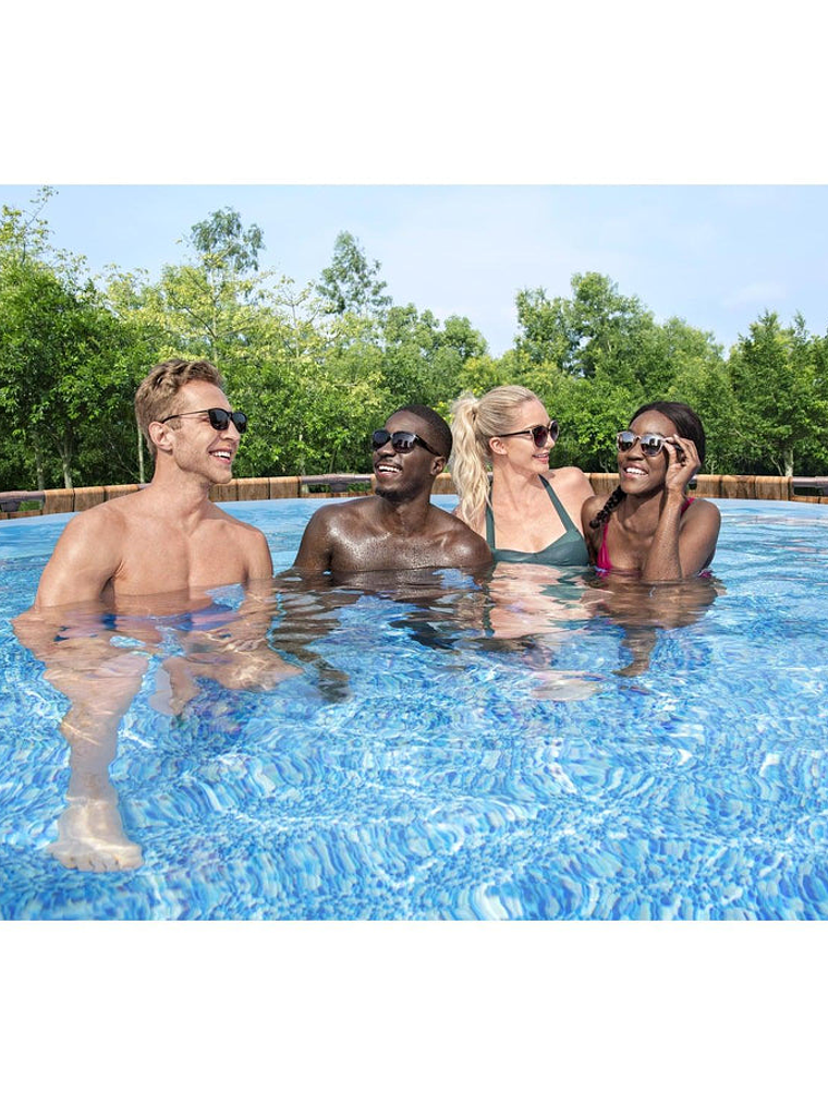 Piscina Bestway Redonda SteelPro Max con ventana 4.88MX1.22M 13