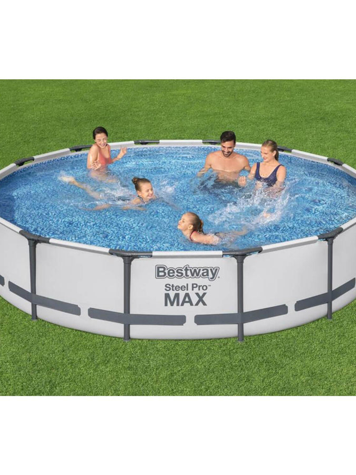 Piscina Bestway Redonda Steel Pro Max con filtro 4.27MX84Cm 4