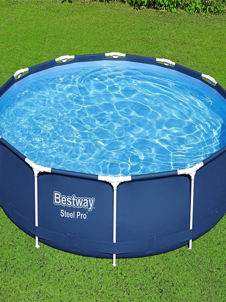 Piscina Bestway Redonda Steel Pro con filtro 3.66MX76Cm Azul 3