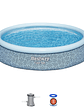Piscina Bestway Redonda Fácil Armado con filtro 4.57mx84cm - Miniatura 1