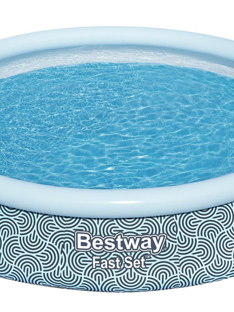 Piscina Bestway Redonda Fácil Armado con filtro 4.57mx84cm 4