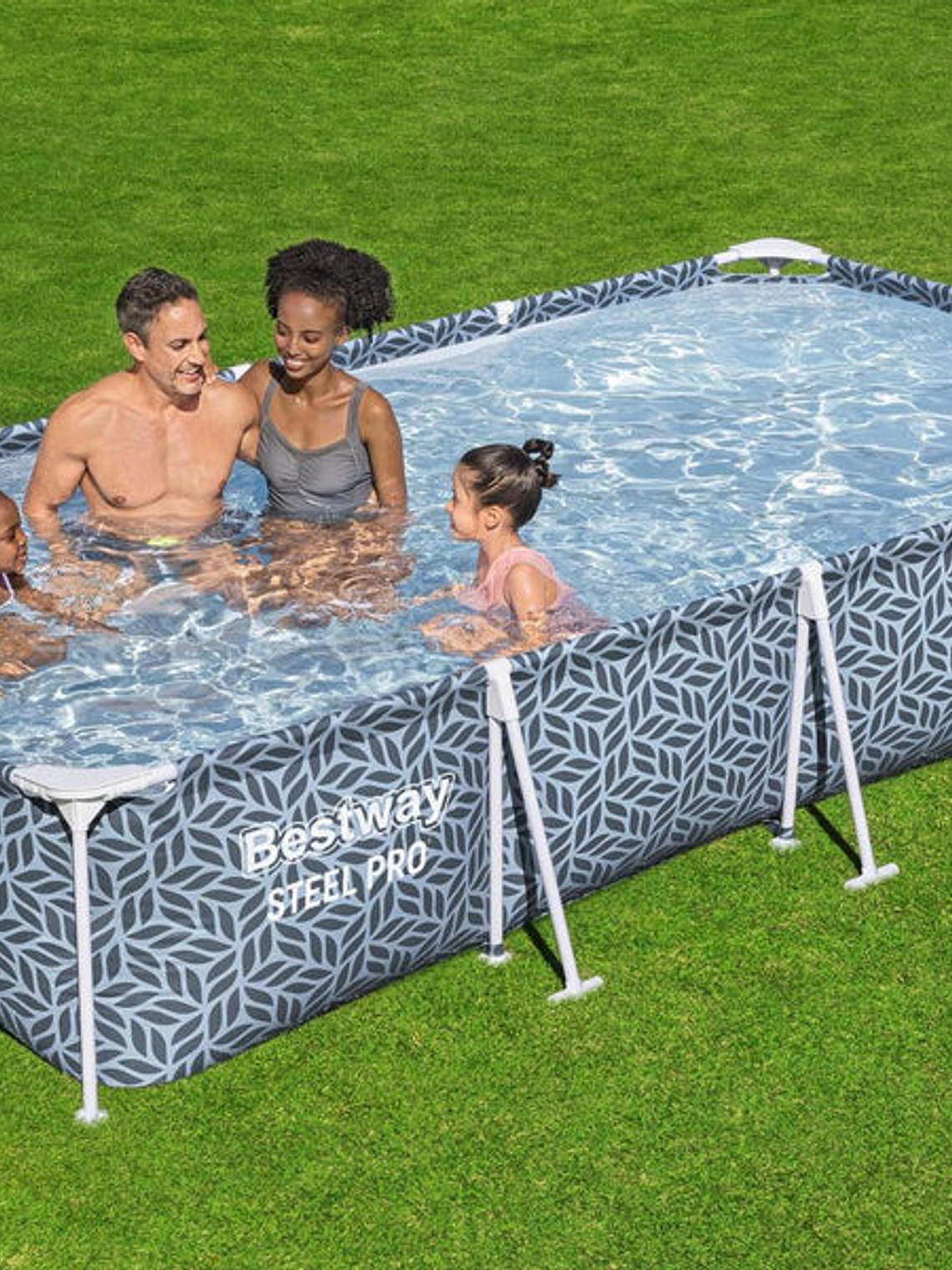 Piscina Bestway Rectangular SteelPro Diseño 3.66mX2.01mx66cm 3