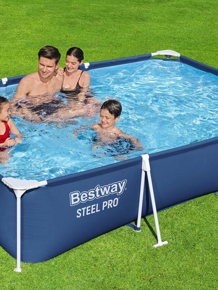 Piscina Bestway Rectangular con filtro 300 x 201 x 66cm 3
