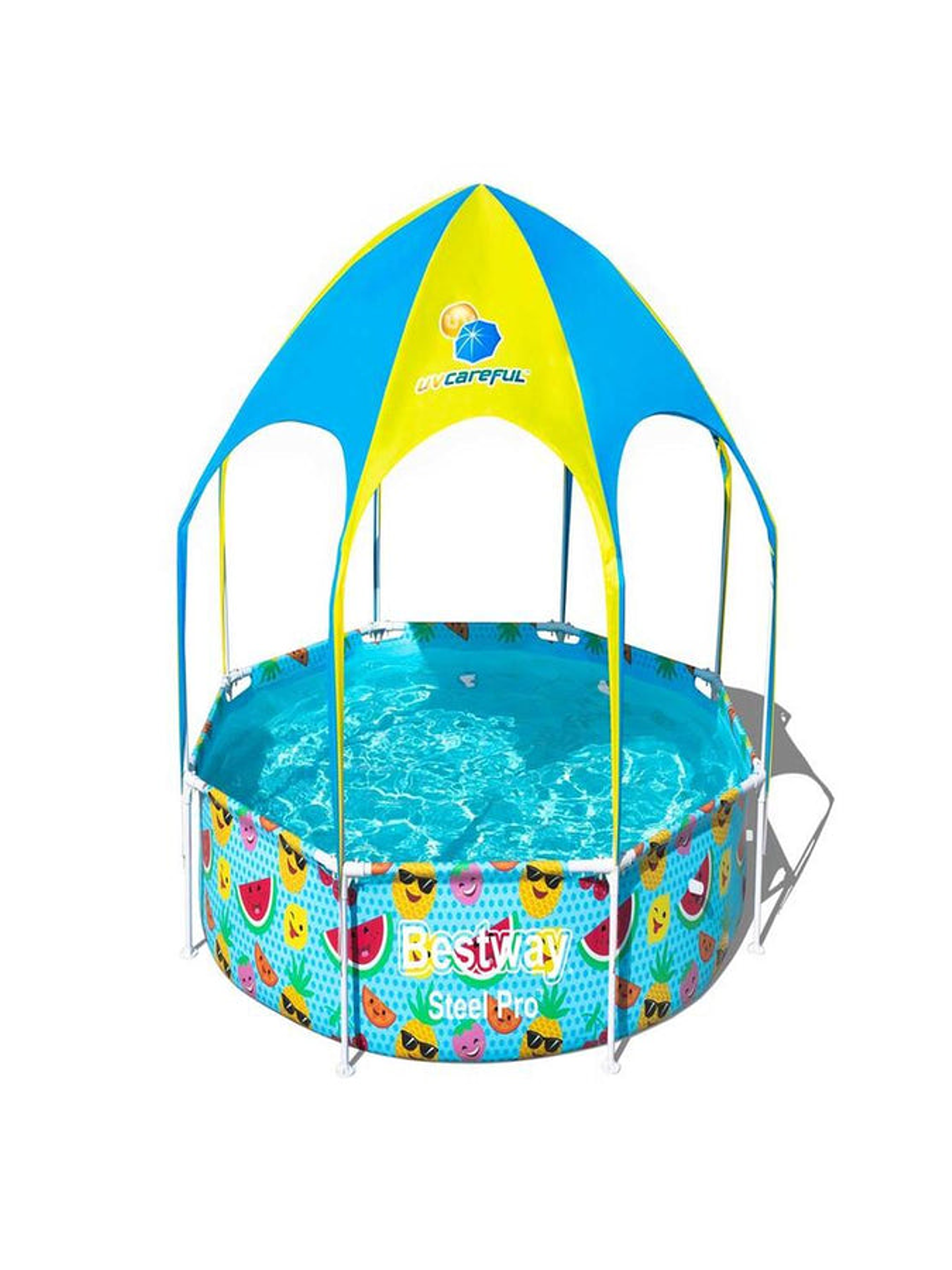 Piscina Bestway Redonda Con Toldo y Neblina Agua 2.44MX51Cm 1