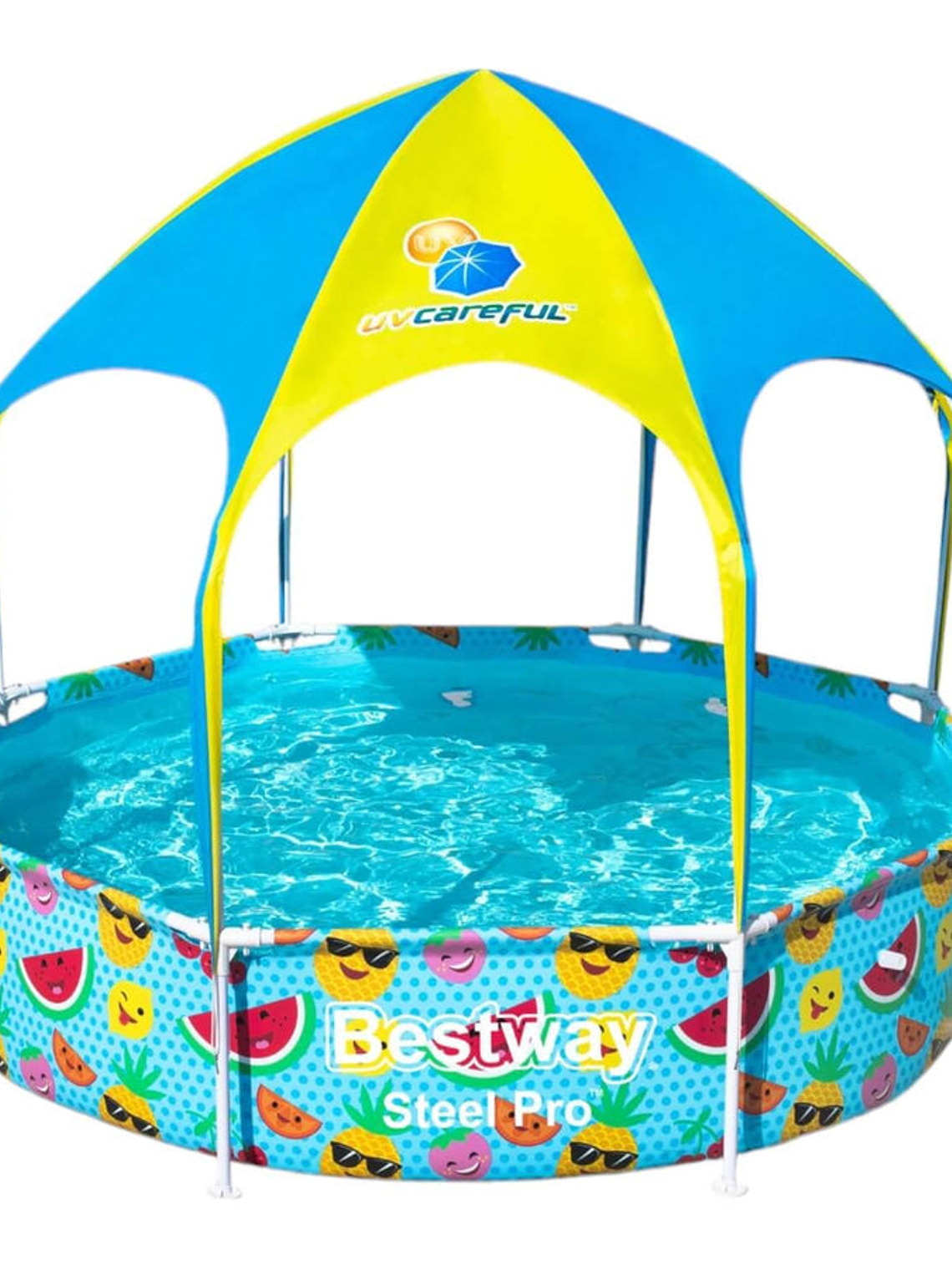Piscina Bestway Redonda Con Toldo y Neblina Agua 2.44MX51Cm 4